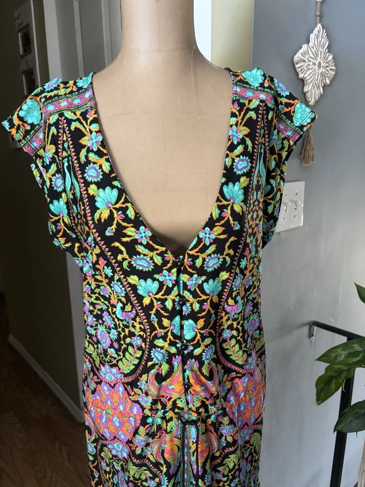 Funda/vestido de natación Nannette Lepore Bali Batik colorido Foto 3 de 4