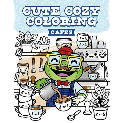 Cute Cozy Coloring: Cafes - Image 6
