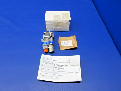 Beech Electromech Fuel Shut Off Valve 28V w/8130 P/N 101-389025-5 NOS (0426-755)