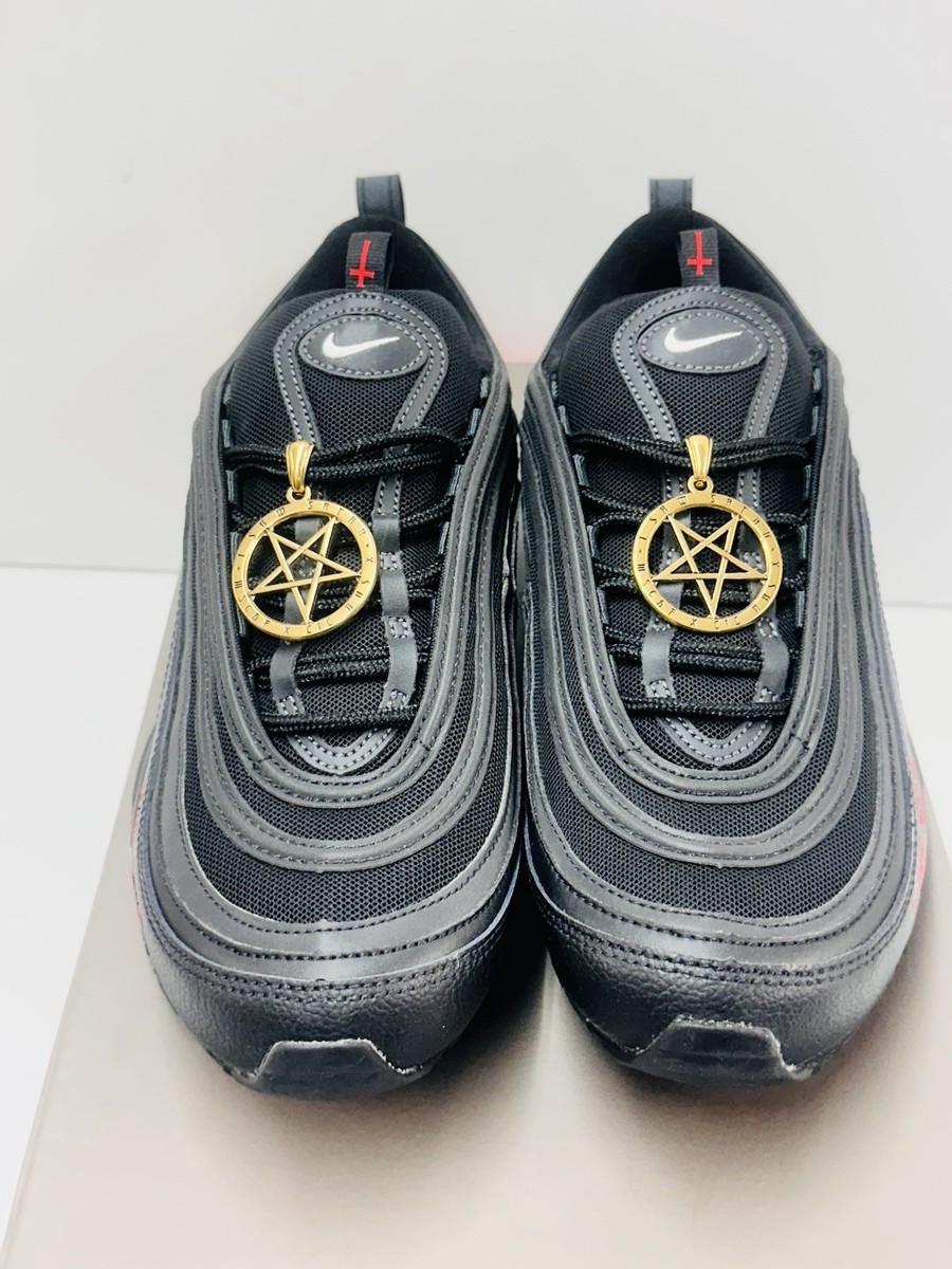 xạc MSCHF x Lil Nas X Satan Shoes #455/666 Size 10 Air Max 97 Brand