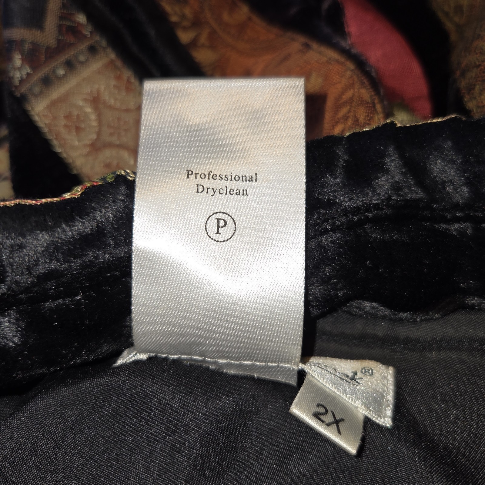 Coldwater Creek Patchwork Jacket  2X Sequins  Mix… - image 11