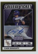 2022 Panini Elite Extra Edition Signatures 71/99 Cade Doughty #CTO-29 Auto 7ba