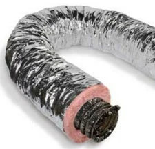 GAF Master Flow F8IFD10X300 10” x 25’ R8.0 Insulated Flexible Duct