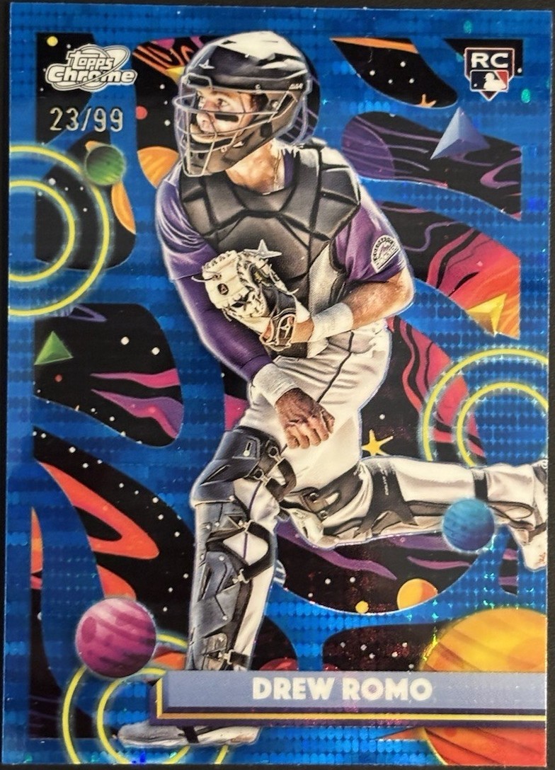 Drew Romo C 2025 Topps Cosmic Chrome - Drew Romo #17 Blue Moon Refractor /99 (RC ...
