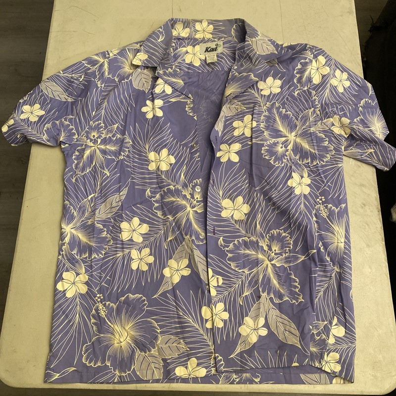 Vintage Kad Creations Made In Usa Floral Hawaiian Shirt Xl