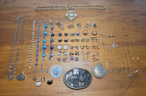 43 pc Vintage Avon Costume Jewelry