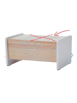 CHILDHOME 2-in-1 Tritthocker Holztritt Kinderschemel 35 x 23 x 18 cm