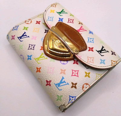 LOUIS VUITTON Monogram Koala Trifold Compact Wallet Multicolor from Japan