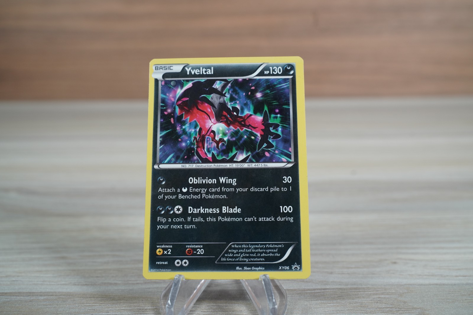 Yveltal XY06 XY Promos Holo LP Black Star Promo Holo Pokemon Card