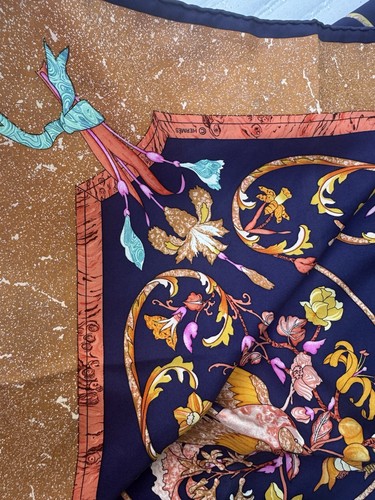 Bufanda Hermes Pierres D'orient ET D'Occident de Zoe Pauwells 90 hermosos colores - Imagen 6 de 14
