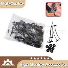 100PCS Heavy Duty Zip Ties Self-Locking Nylon Cable Ties Multi-Purpose US