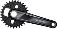 Shimano Kurbelgarnitur Deore FC-M6100 - 12-Fach, 165 Mm, 30 ZäHne
