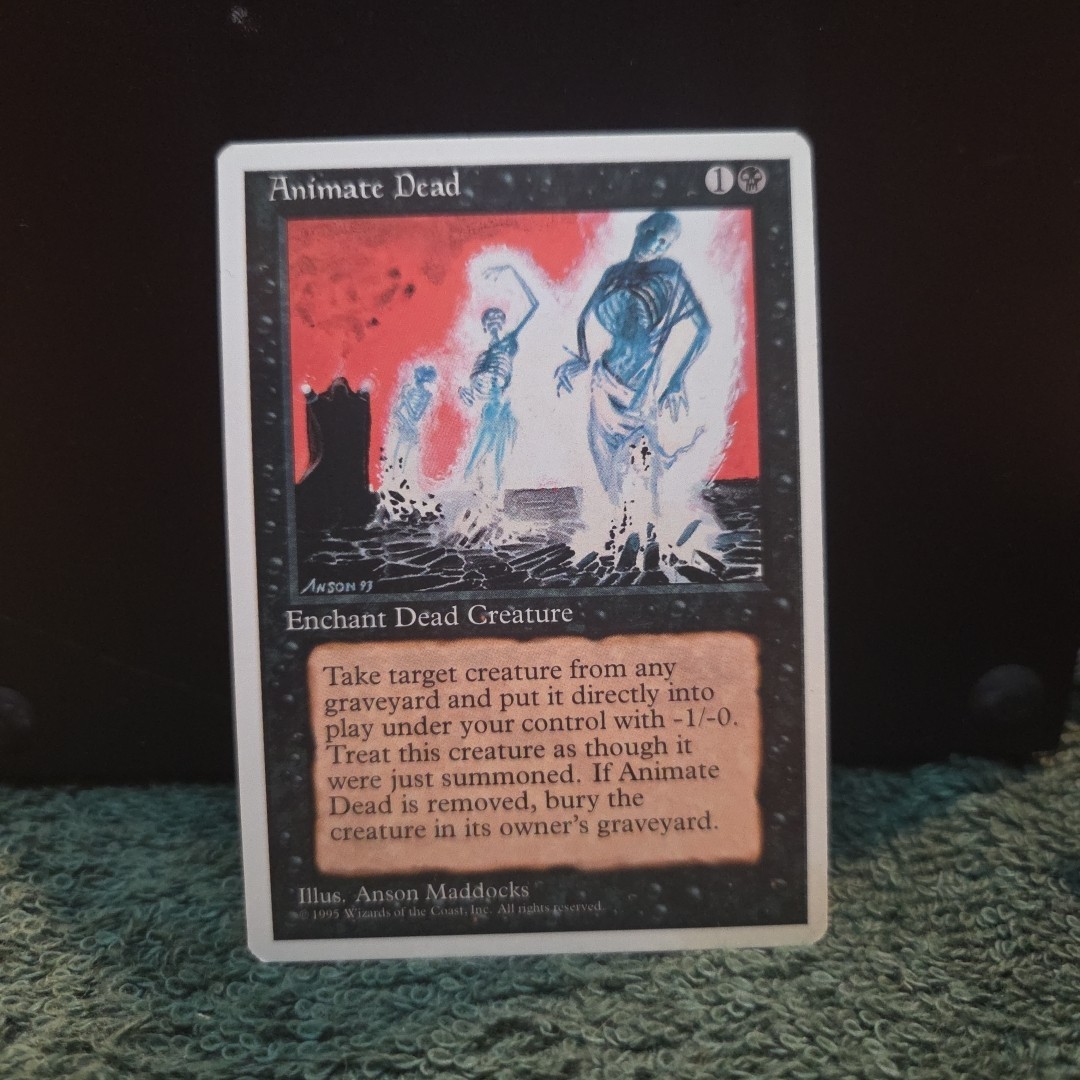 Animate Dead - 4th Edition - Near Mint - MTG