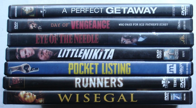7 DVD Movie Lot - A Perfect Getaway, Day of Vengeance, Eye of the Needle +4 more