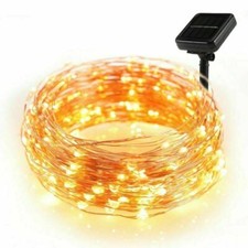 LED Solar String Light Lights Waterproof Copper Wire Fairy Outdoor Garden Party