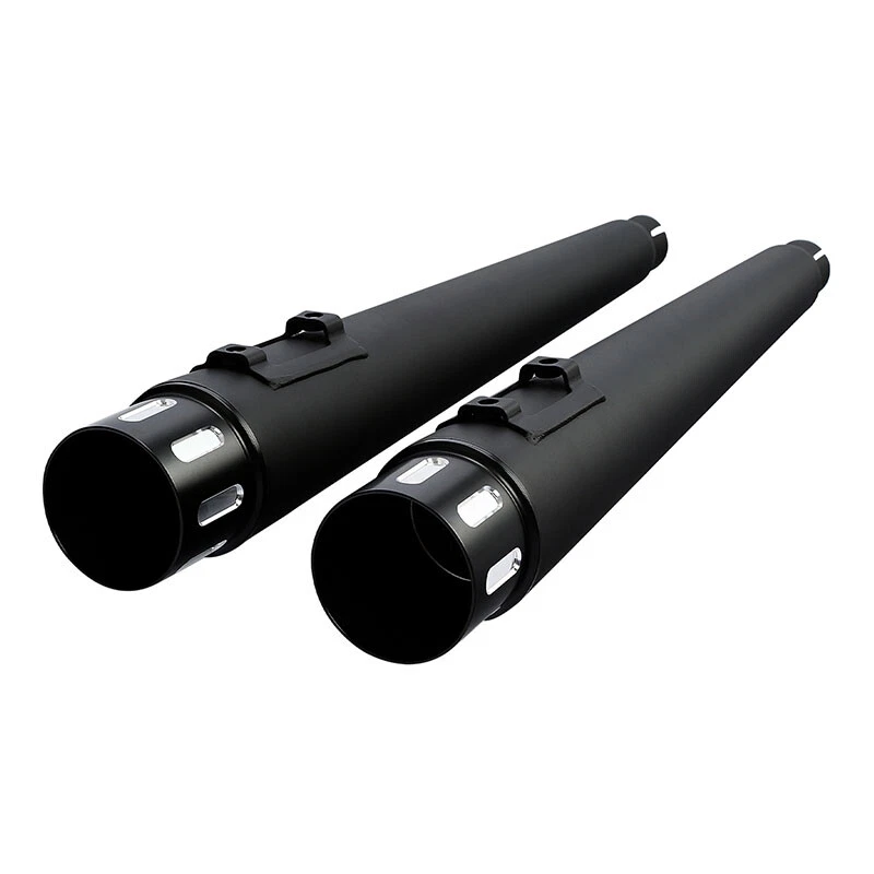 Tubo de escape silenciadores de megáfono deslizables de 4" apto para Harley Touring FLHX 1995-2016 Foto 3 de 4