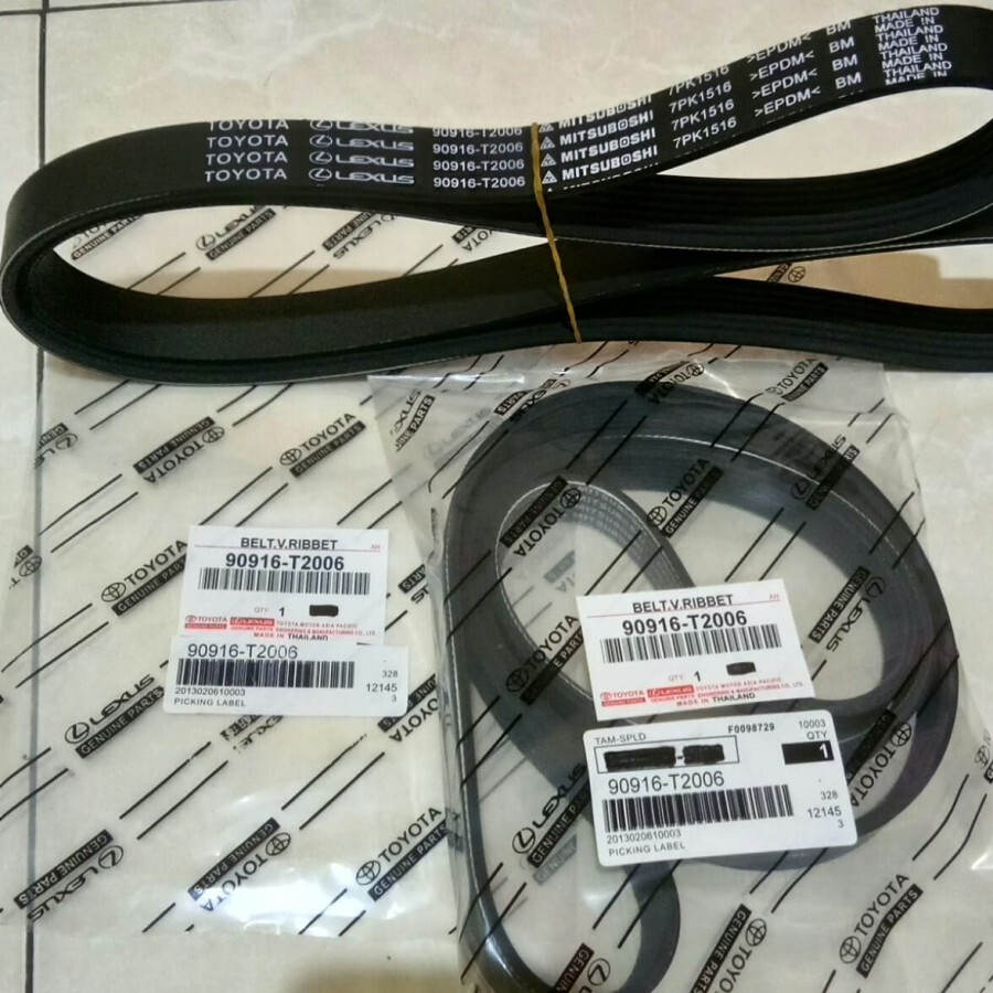 Genuine Official Toyota Serpentine Belt Part# 90916-A2001 For 2004-2015 Toyota | Ourisman Toyota Parts | Official Toyota Online Parts Store