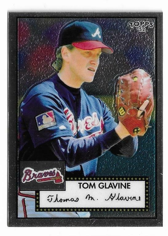 TOM GLAVINE 2006 Topps '52 Flashbacks Chrome card #DFC11 Atlanta