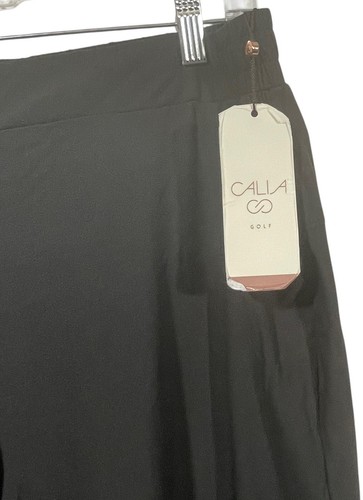 Calia Womens Golf Long Drive Pants Sz L Black Ankle Length Jogger UPF 50+ NWT - Picture 3 of 8