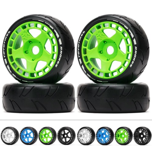 4 pezzi 105 mm ruote e pneumatici in gomma per RC CAR 1/8 fuoristrada ARRMA Losi Kyosho HPI - Foto 5 di 32