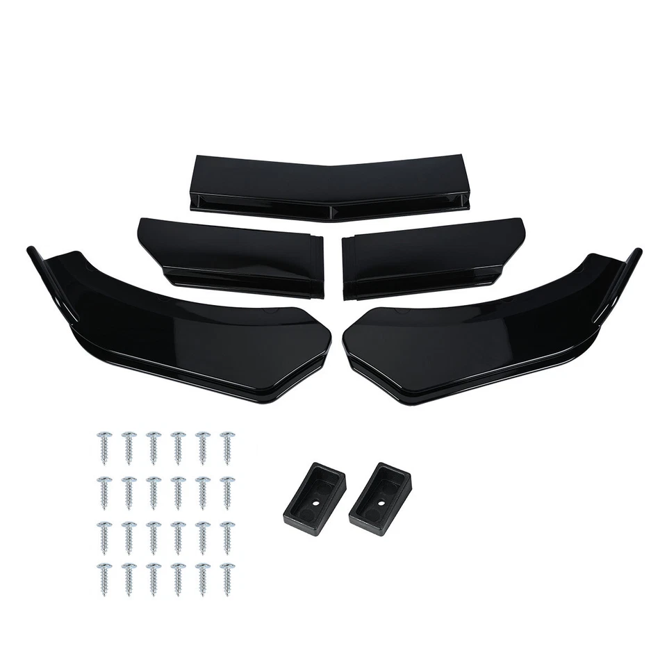 For GMC Sierra 1500 2500 3500 HD Pickup 2001-2023 Front Bumper Lip Glossy Black - Image 3 of 4