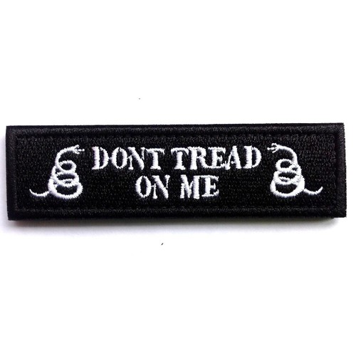 7 PIEZAS PARCHE DE BUCLE DE GANCHO TÁCTICO NO ME PISES/IN GOD WE TRUST/INFIDEL PESTAÑA NEGRO - Imagen 4 de 15
