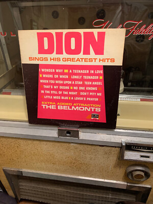 DION-SINGS HIS GREATEST HITS W/THE BELMONTS ON 10 TRACKS/LP/1962/EXCELLENT/SOUND
