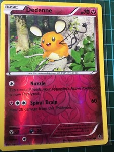 2014 Pokemon Dedenne 70/119 reverse holo Phantom Forces