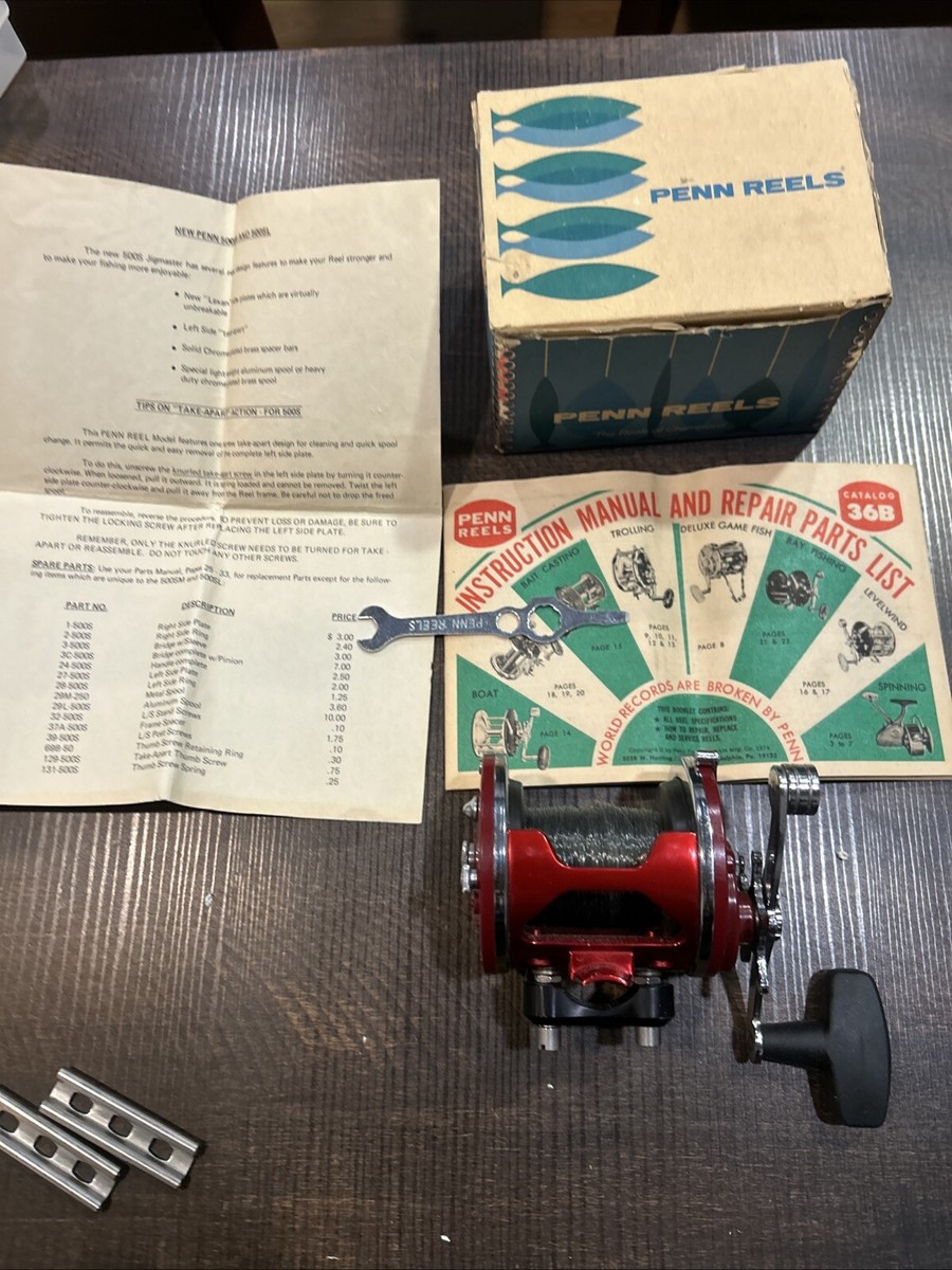 Penn 500S JIGMASTER With ACCUFRAMES Frame Made In The USA | eBay