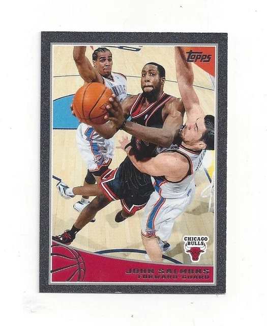 2009-10 Topps Black Border John Salmons NM-MT # 35 12/50 Chicago Bulls