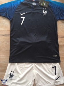 Détails Sur Maillot Enfant Equipe De France Short Griezmann 10 11 Ans 2 étoiles