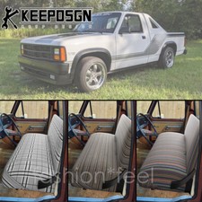 Cubiertas de asiento de banco de silla de montar de auto camioneta antigua para Dodge Dakota tamaño completo delanteras