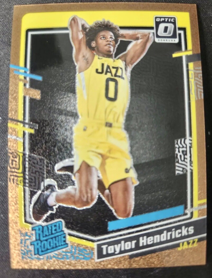 2023-24 Optic Taylor Hendricks RC #233 Rated Rookie Copper Glitter Prizm /99
