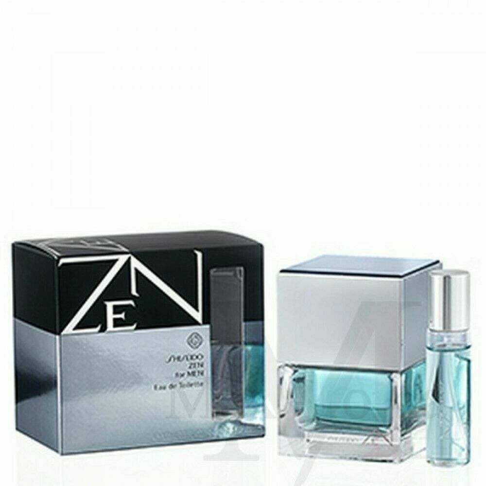 Zen By Shiseido Edt Spray 3.3 Oz & Edt Spray .5 Oz Mini for men