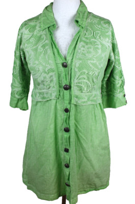 Tredy Bluse Longbluse Spitzenbluse Damen Gr.38,sehr guter Zustand