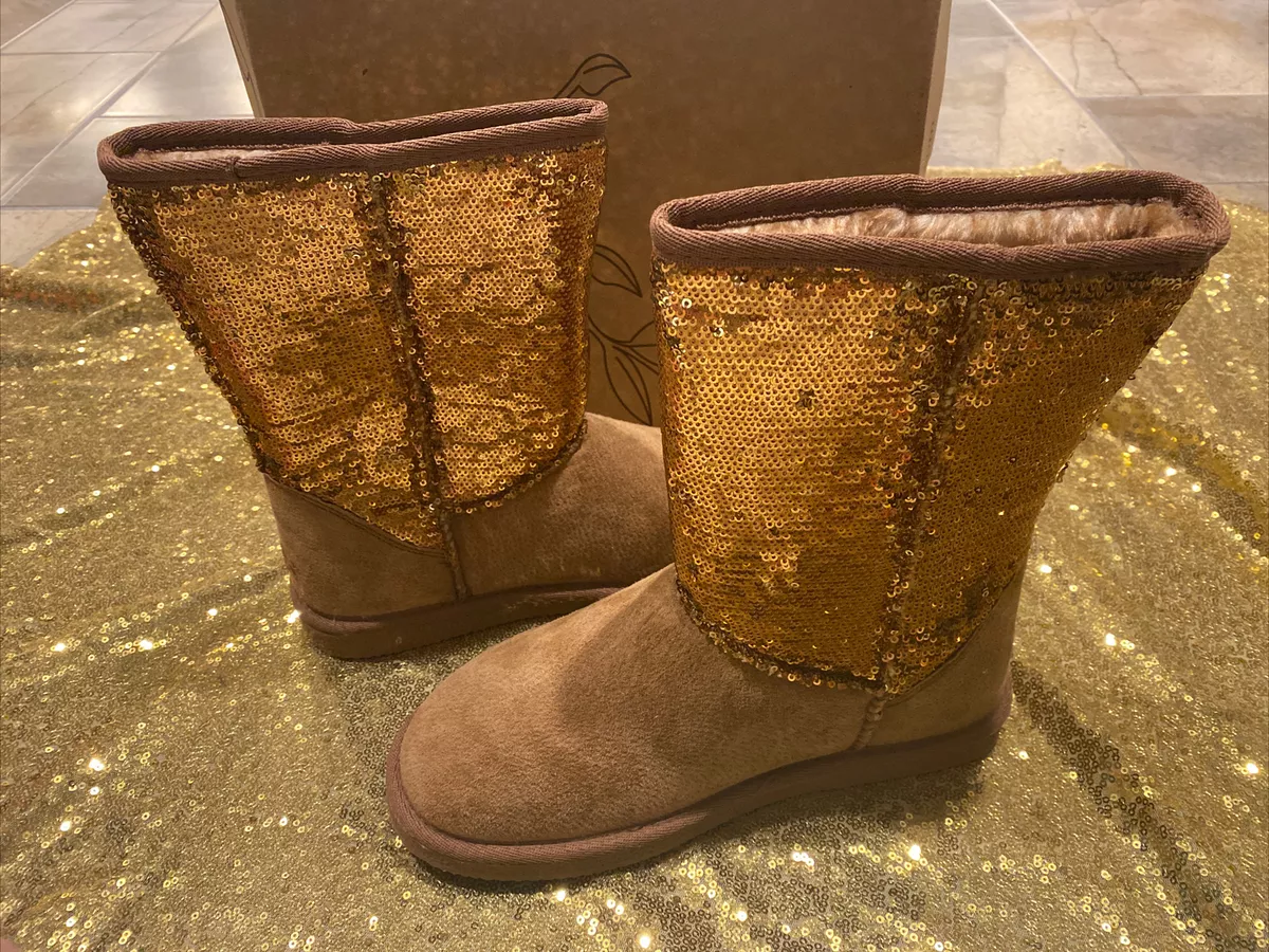 Lamo sequin boots cheap
