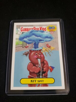 Garbage Pail Kids 30th Anniversary 6b KIT SPIT Adam Bomb's Don't Push My...
