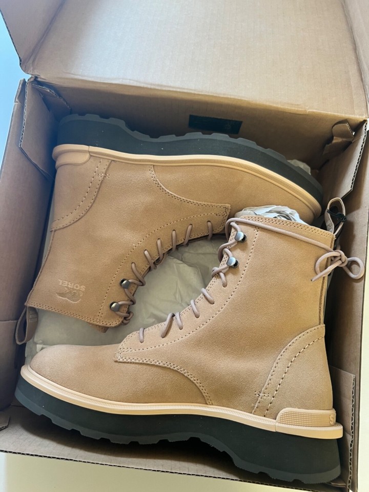 Sorel Women's Hi Line Lace Boots Tan Size 8.5 NWT Winter Boots eBay