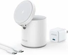 Anker Magnetic Wireless Charger, 623 MagGo 2-in-1 Charging Station with 20W USB-