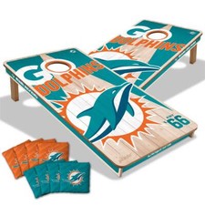 Miami Dolphins 2 ft. x 4 ft. Cornhole Game
