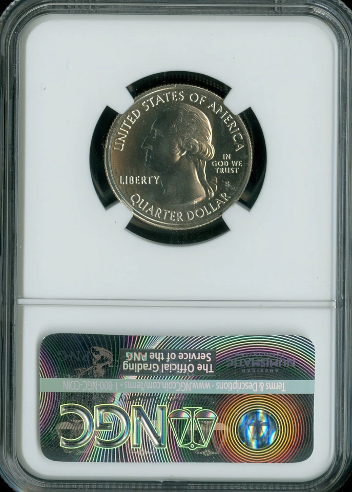 2016 S CUMBERLAND QUARTER NGC MS67 MAC PL PQ FINEST GRADE RARE . - Image 4 of 4