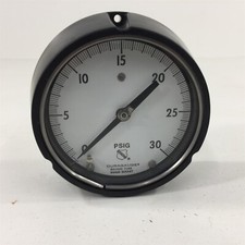 Ashcroft Duragauge 0-30PSIG Pressure Gauge Bronze Tube Brass Socket