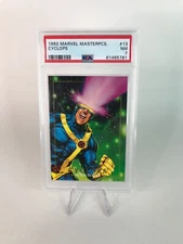 1992 Marvel Masterpieces Cyclops #13 PSA 7 nm