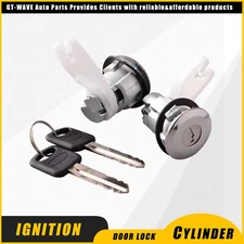 Set of 2 Door Lock Cylinder & Keys for 92 & UP Ford Truck Explorer Ranger