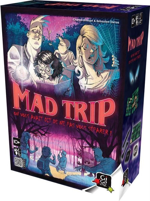 Mad Trip édition francophone jeu d'ambiance adulte de stratégie et de bluff