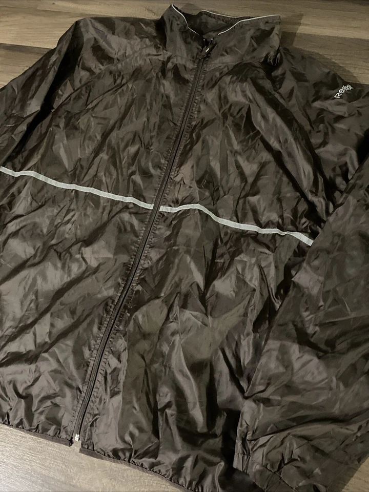 Y2K Reebok Brown Windbreaker Jacket Men’s Size 3XL Long Sleeve 1709 - Image 2 of 4