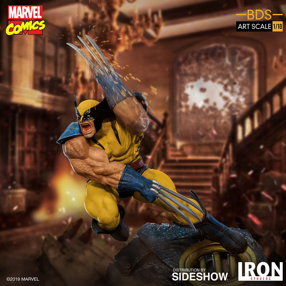 Iron Studios Marvel Wolverine 1:10 Scale Action Figure - Blue