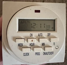 HYDROFARM TMO1715D Dual Outlet 7-Day Grounded Digital Programmable Timer