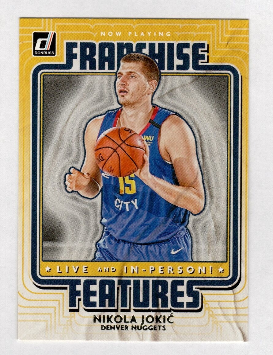 2020-21 Panini Donruss Franchise Features Nikola Jokic #8