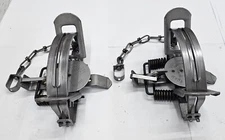 (PACK 2) Duke #3 OFFSET Coil Spring Traps 0501 Coyote Bobcat Lynx Trapping